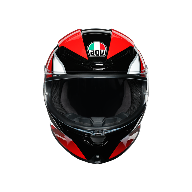 Шлем  AGV  K6 HYPHEN BLACK/RED/WHITE