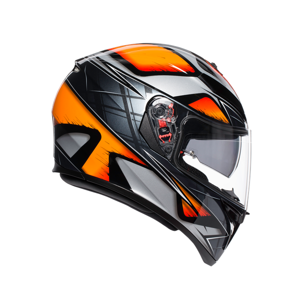 Шлем  AGV  K3 SV LIQUEFY BLACK/ORANGE