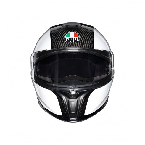 Шлем  AGV  SPORTMODULAR CARBON/WHITE