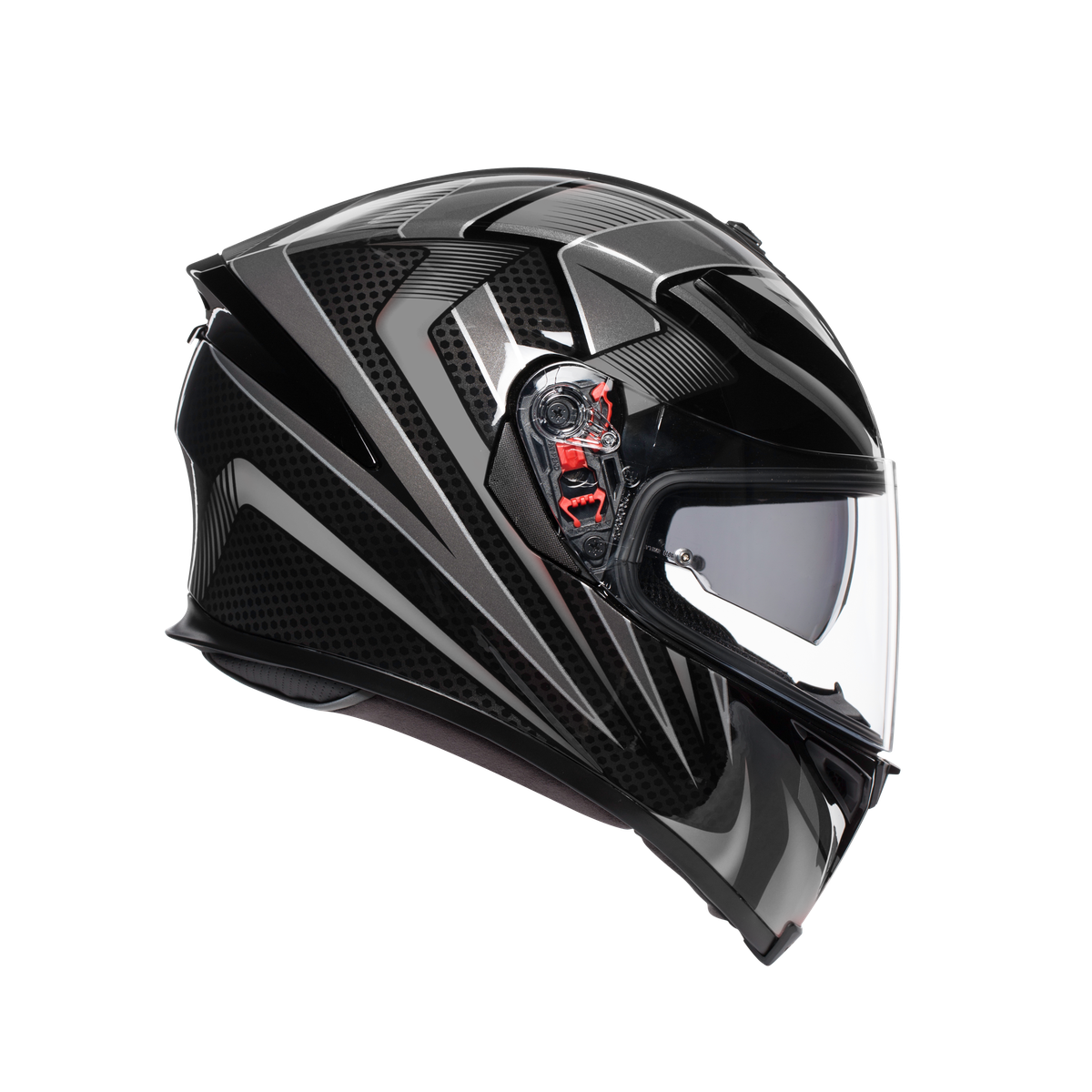 Шлем  AGV  K-5 S HURRICANE 2.0 BLACK/SILVER