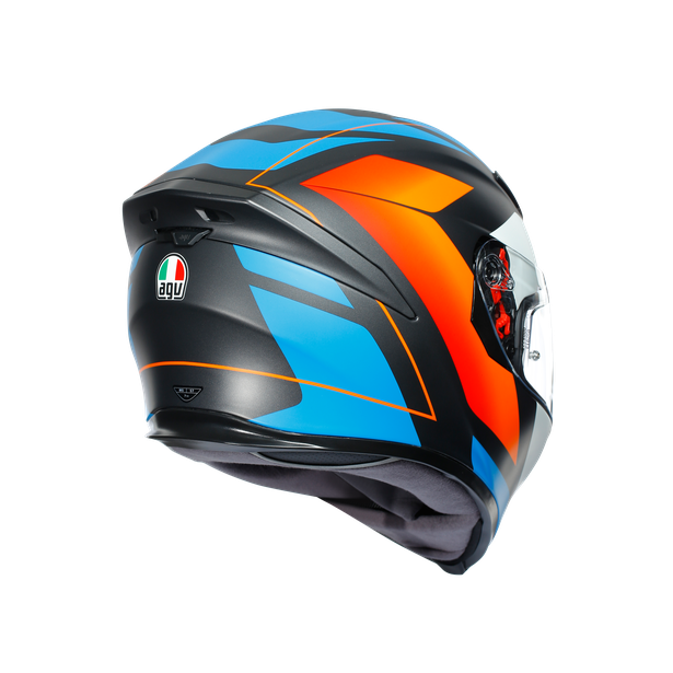 Шлем  AGV  K5 S CORE MATT BLACK/BLUE/ORANGE