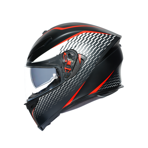 Шлем  AGV  K5 S THUNDER MATT BLACK/WHITE/RED