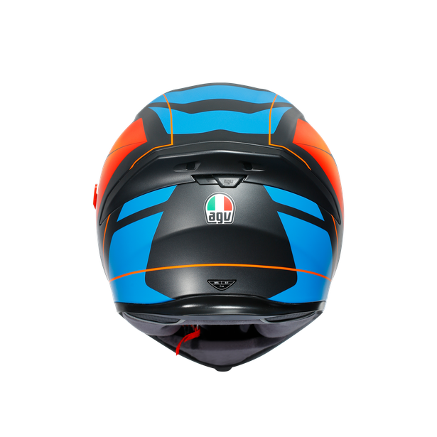 Шлем  AGV  K5 S CORE MATT BLACK/BLUE/ORANGE