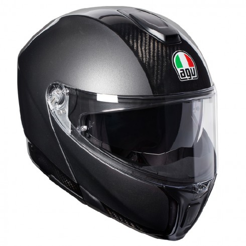Шлем  AGV  SPORTMODULAR CARBON/DARK GREY