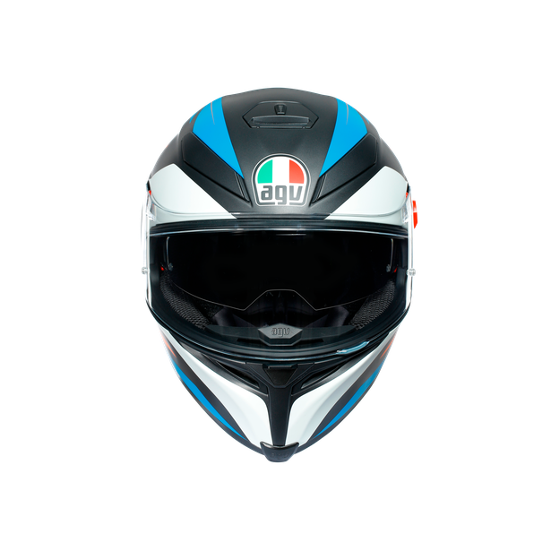 Шлем  AGV  K5 S CORE MATT BLACK/BLUE/ORANGE