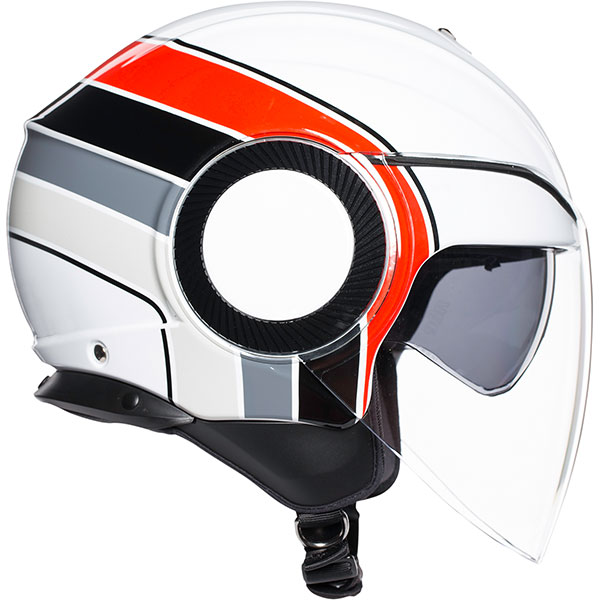 Шлем ORBYT AGV BRERA WHITE/GREY/RED