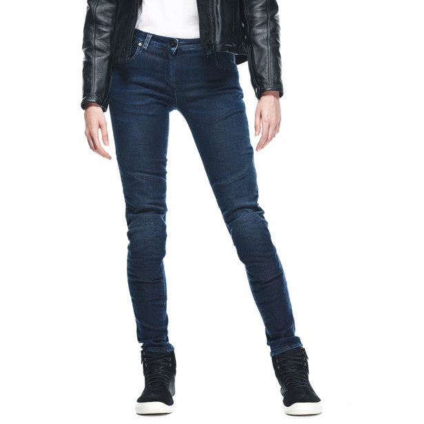 Текстильные штаны DAINESE DENIM BRUSHED SKINNY LADY TEX PANTS