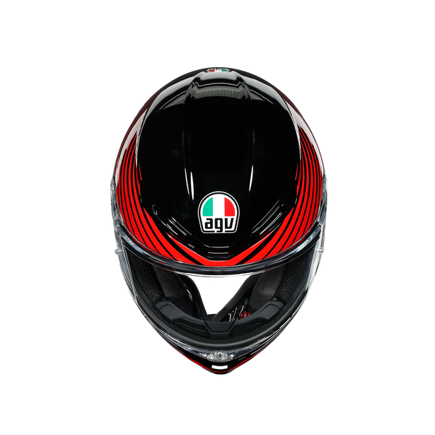 Шлем  AGV  K6 RUSH BLACK/RED