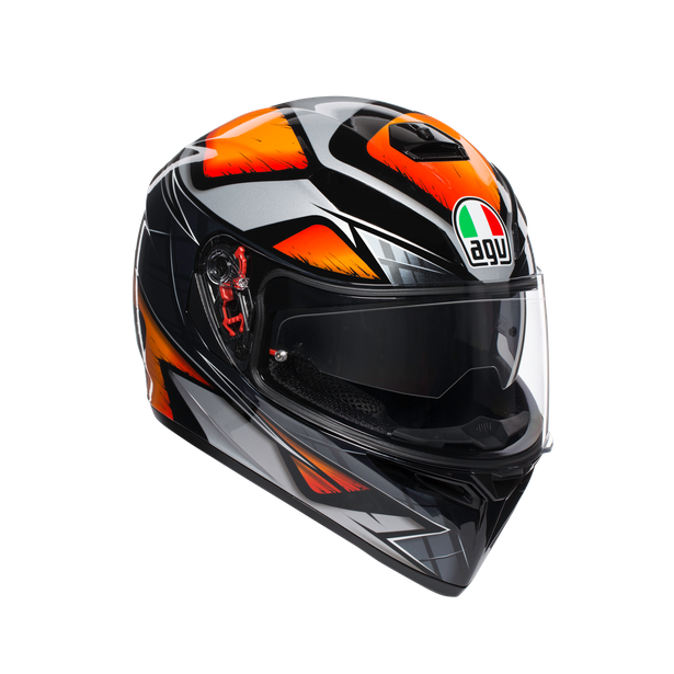 Шлем  AGV  K3 SV LIQUEFY BLACK/ORANGE