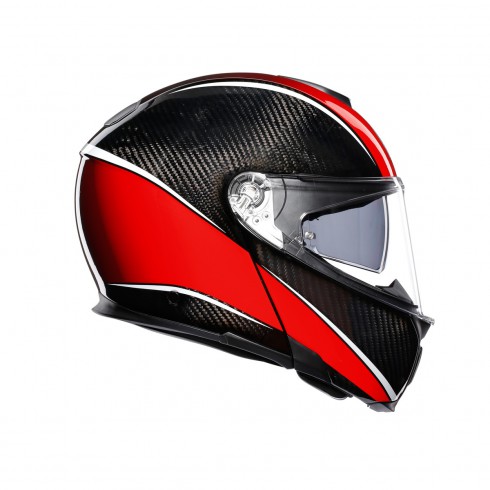 Шлем  AGV  SPORTMODULAR AERO CARBON/RED