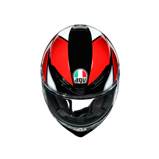 Шлем  AGV  K6 HYPHEN BLACK/RED/WHITE