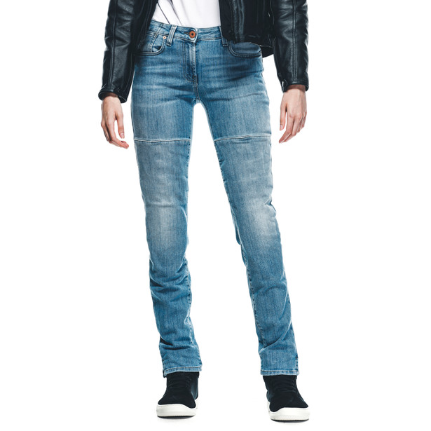Текстильные штаны DAINESE DENIM STONE SLIM LADY TEX PANTS