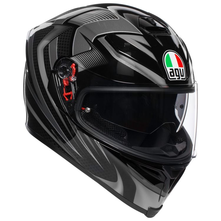 Шлем  AGV  K-5 S HURRICANE 2.0 BLACK/SILVER