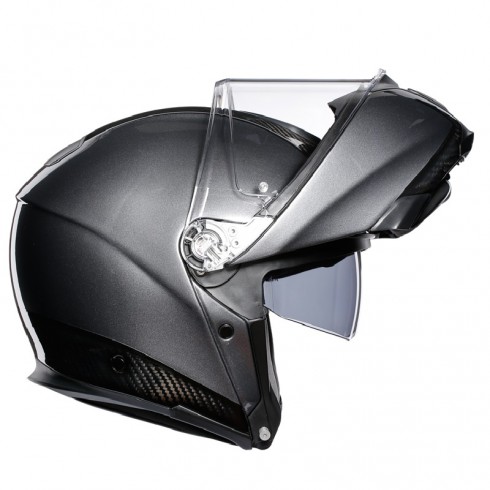 Шлем  AGV  SPORTMODULAR CARBON/DARK GREY