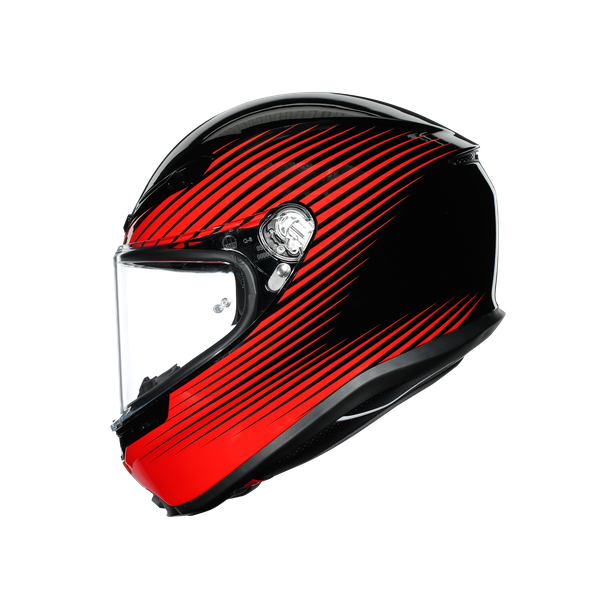 Шлем  AGV  K6 RUSH BLACK/RED