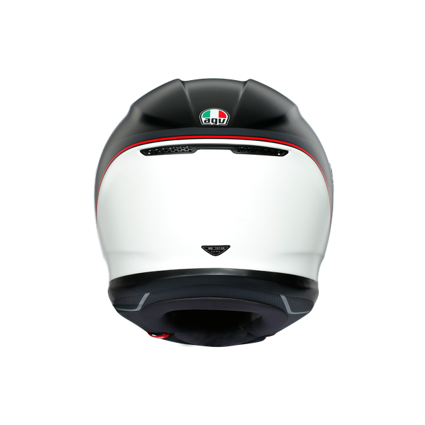 Шлем  AGV  K6 MINIMAL PURE MATT BLACK/WH/RED