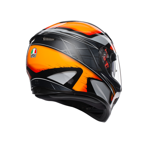 Шлем  AGV  K3 SV LIQUEFY BLACK/ORANGE