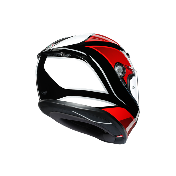 Шлем  AGV  K6 HYPHEN BLACK/RED/WHITE