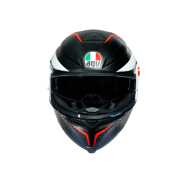 Шлем  AGV  K5 S THUNDER MATT BLACK/WHITE/RED