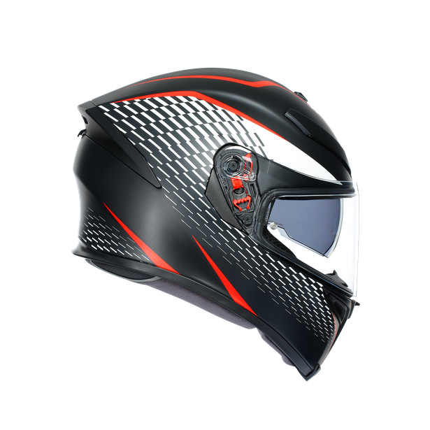 Шлем  AGV  K5 S THUNDER MATT BLACK/WHITE/RED