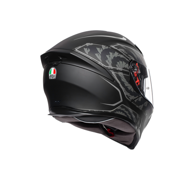 Шлем  AGV  K5 S TORNADO MATT BLACK/SILVER