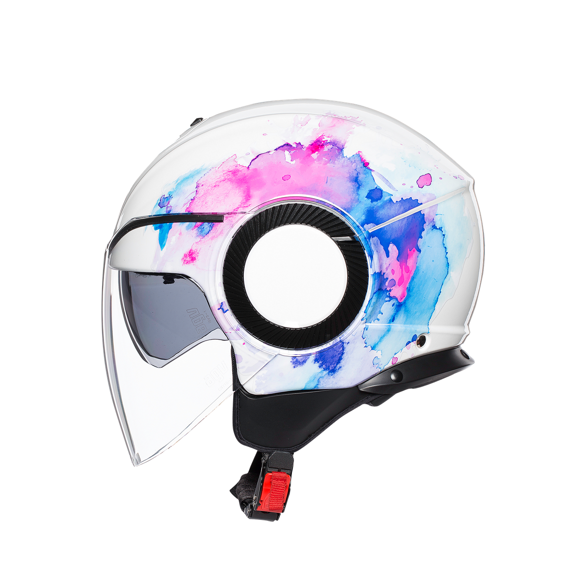 Шлем  AGV  ORBYT MAYFAIR WHITE/PURPLE