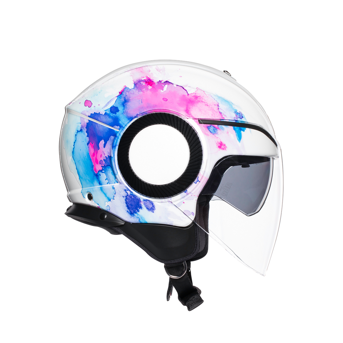 Шлем  AGV  ORBYT MAYFAIR WHITE/PURPLE