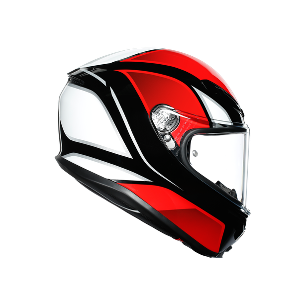 Шлем  AGV  K6 HYPHEN BLACK/RED/WHITE