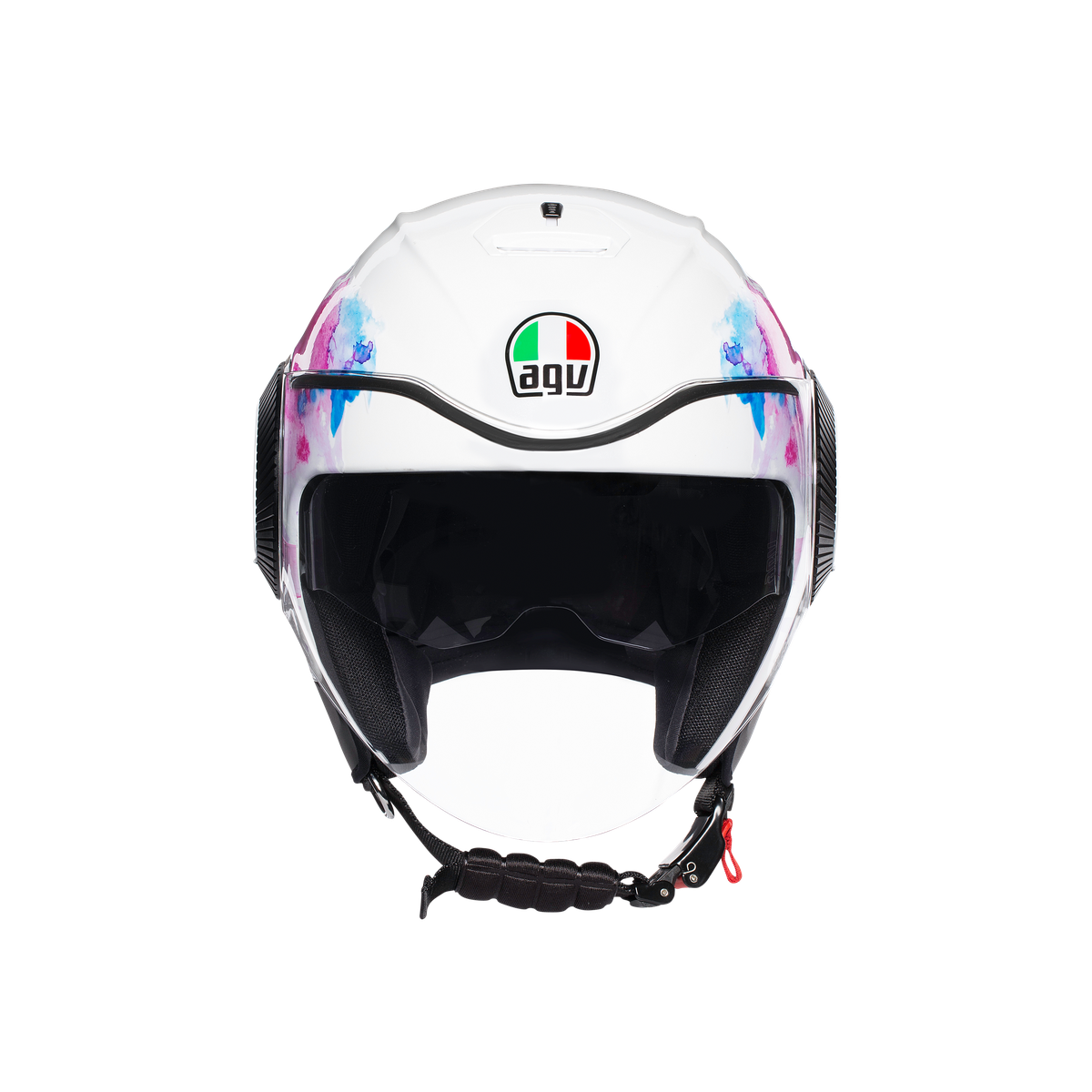 Шлем  AGV  ORBYT MAYFAIR WHITE/PURPLE