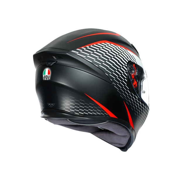 Шлем  AGV  K5 S THUNDER MATT BLACK/WHITE/RED