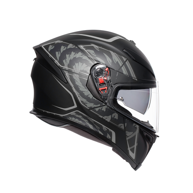 Шлем  AGV  K5 S TORNADO MATT BLACK/SILVER